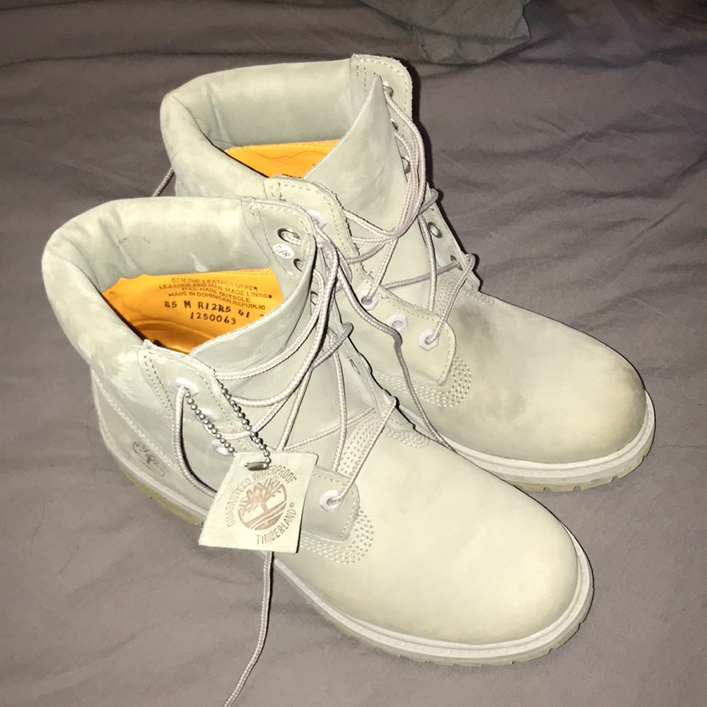 Light Grey Timberlands